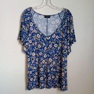 *Final Price* Lane Bryant Short Sleeve Stretchy Blouse Top